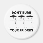 Verbrand uw vrienden niet magneet (Voorkant)