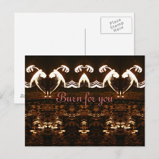 Verbrand voor je briefkaart (Voorkant / Achterkant)