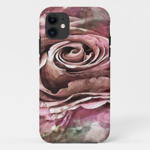 Verbrandd koraal en woestijnvormig Roos Case-Mate iPhone Case