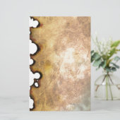 Verbrandd perkament II Briefpapier (Staand voorkant)