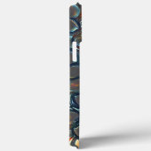 Verbrandde grijze cellen met gekleurd tot zacht go Case-Mate iPhone case (Achterkant / Rechts)