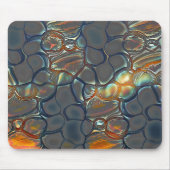 Verbrandde grijze cellen met gekleurd tot zacht go muismat (Voorkant)