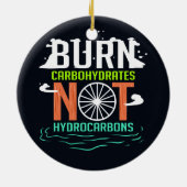 Verbrandde koolhydraten Geen koolwaterstoffen Klim Keramisch Ornament (Achterkant)