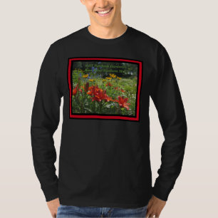 Verbrandde Oranje Aziatische galgen T-shirt