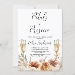 Verbrandde Oranje benzine en Prosecco-Vrijgezellen Kaart