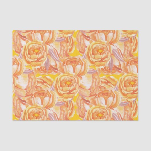 Verbrandde Oranje  boerderij Tissuepapier (Voorkant)