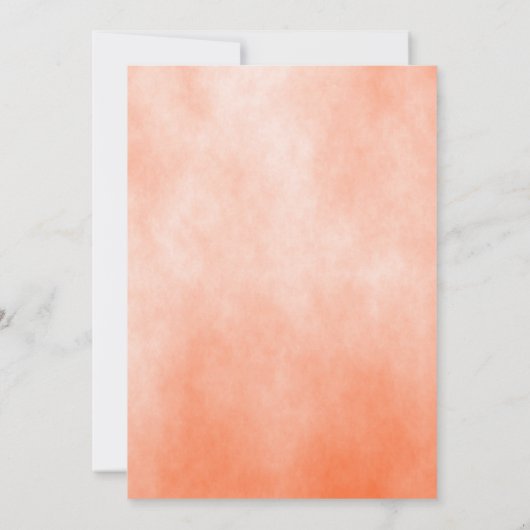 Verbrandde Oranje Bohemen Pampas Grass Wedding Kaart (Achterkant)