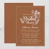 Verbrandde Oranje decoratieve weddenschappen Kaart (Voorkant / Achterkant)