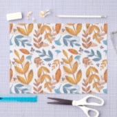 Verbrandde Oranje en blauwe kleppen Tissuepapier (Craft)