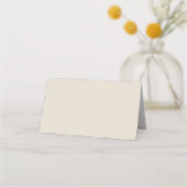 Verbrandde Oranje Floral Boho Wedding Place Card Plaatskaartje (Achterkant)