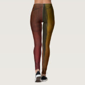 Verbrandde Oranje Gunge Leggings (Achterkant)