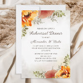 Verbrandde Oranje Herfst najaarsrepetitie Kaart