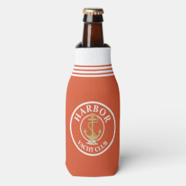 Verbrandde Oranje koeler op de fles