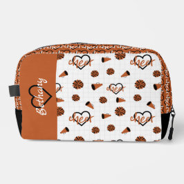 Verbrandde Oranje kronkelharten, pom Poms, Megapho Toilettasje