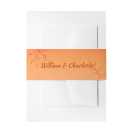 Verbrandde Oranje lederen die in de bres staan voo Uitnodigingen Wikkel