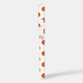 Verbrandde oranje pokstippen Case-Mate iPhone case (Achterkant / Links)