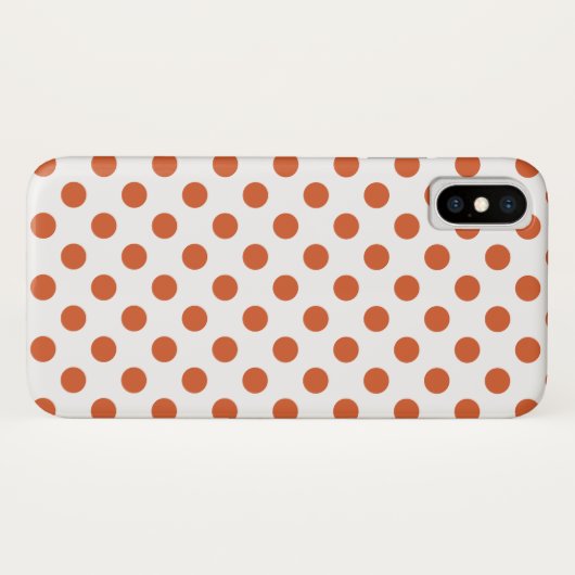 Verbrandde oranje pokstippen Case-Mate iPhone case (Achterkant (horizontaal))