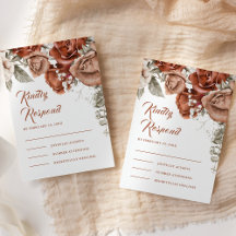 Verbrandde Oranje Rozen Terracotta Floral Wedding