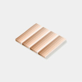 Verbrandde oranje schaduwstrepen post-it® notes (Schuin)