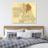 Verbrandde San Francisco, 1906 Canvas Afdruk (Insitu (Slaapkamer))