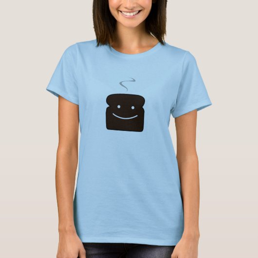 Verbrandde Toast! T-shirt (Voorkant)
