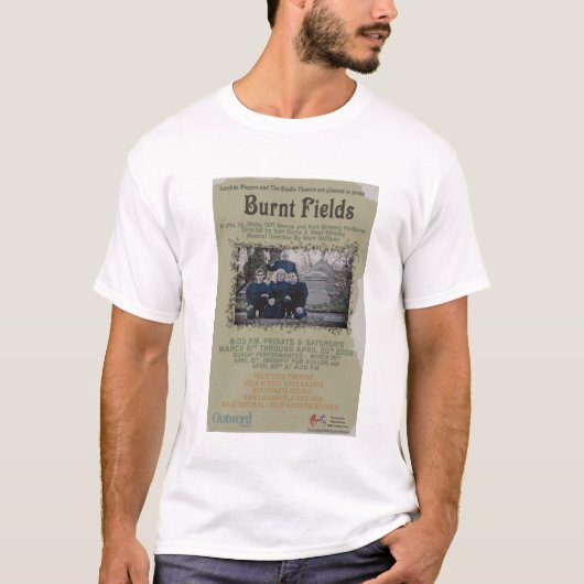 Verbrandde velden t-shirt (Voorkant)