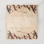 Verbrande Berg in Hout Rustieke Trouwplaats Kaarte Plaatskaartje (Buitenkant ongevouwen)