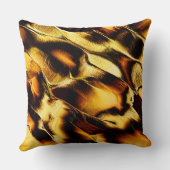 Verbrande gouden ruwe duinen kussen (Achterkant)