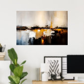 Verbrande Horizon Poster (Thuiskantoor)