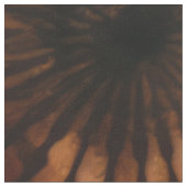 Verbrande Omber Mandala's Tie Dye Stof (Close Up)