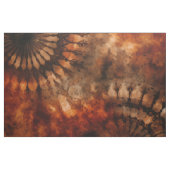 Verbrande Omber Mandala's Tie Dye Stof (Fat Quarter)