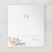 Verbrande Oranje Bloemenplaatskaarten Plaatskaartje (Buitenkant ongevouwen)