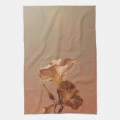 Verbrande Oranje Calla lelie Botanisch Theedoek (Verticaal)
