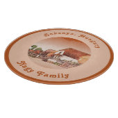 Verbrande Oranje  dorp van Hongarije Snijplank (Hoek)