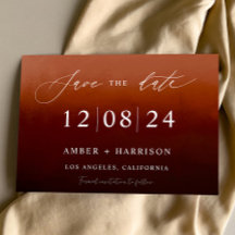 Verbrande oranje ombre donkere glamour boho bewaar