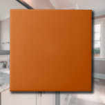 Verbrande Oranje vaste kleur | Klassiek | Elegant Tegeltje<br><div class="desc">Verbrande Oranje vaste kleur | Klassiek | Elegant | Trendy | Stijlvol | Cadeau</div>