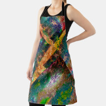 Verbrande robuuste kleurrijke en rommelige beeldla