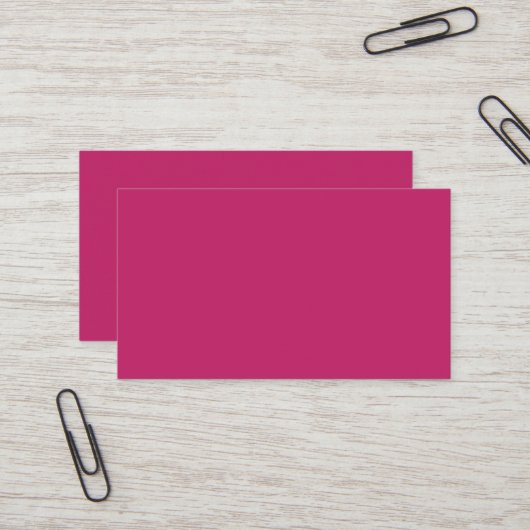 Verbrande Roze Zakkaartje Visitekaartje (Voorkant / Achterkant in situ)