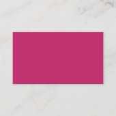 Verbrande Roze Zakkaartje Visitekaartje (Voorkant)