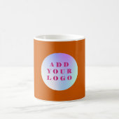 Verbrande sinaasappel business logo koffiemok (Center)