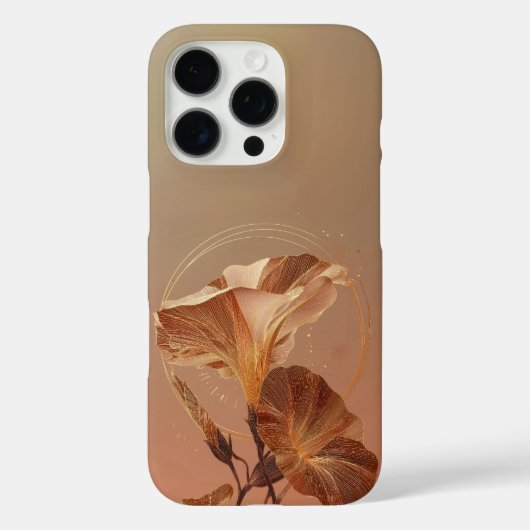 Verbrande Sinaasappel Calla Lelie Botanisch Case-Mate iPhone Case (Achterkant)