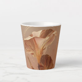 Verbrande Sinaasappel Calla Lelie Botanisch Latte Mok