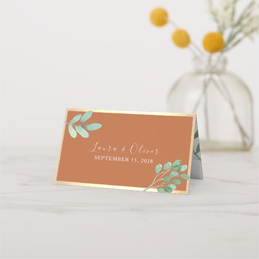 Verbrande Sinaasappels trouwkaart Plaatskaartje (Achterkant)