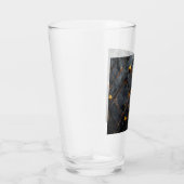 Verbrande stalen achtergrond glas (Rechts)