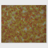 Verbrande strepen en bevlekte geruite cadeaupapier (Vlak)