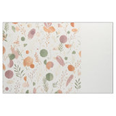 Verbrande Terracotta Stof Sage Boho Woestijn Varen (Fat Quarter)