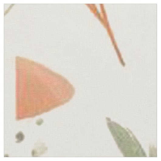 Verbrande Terracotta Stof Sage Boho Woestijn Varen (Close Up)
