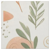 Verbrande Terracotta Stof Sage Boho Woestijn Varen (Swatch)