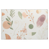 Verbrande Terracotta Stof Sage Boho Woestijn Varen (Fat Quarter)