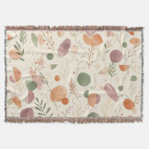 Verbrande Terracotta Stof Sage Boho Woestijn Varen Deken
